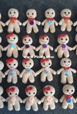 Tiny Gingerbred Men Branch