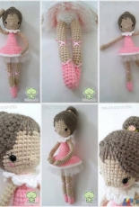 Muñeca (Doll) Paloma • Patrón (Pattern): Amour Fou Crochet