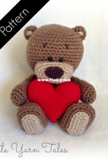 A Little yarn tales - migurumi-Be My Valentine-Bear
