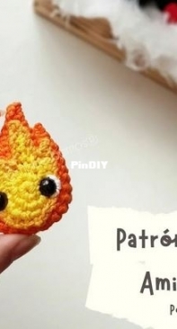 Amigurumis San Vicente - Mabel Berríos Vergara - Calcifer - Spanish - Free