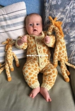 Mad Monkey Knits - Baby Giraffe Onesie - Free
