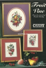 Country Cross-Stitch Book 87 - Fruit Vine by Frankie Buckley PCS