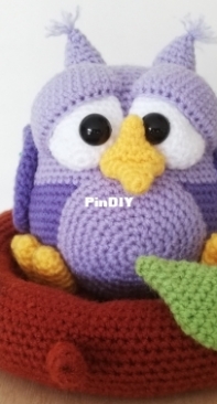 Lil Owl in his nest