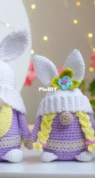 Polushka Bunny - Crochet Page - Gnomeland - CrochetGnome Toys - Maria Ermolova - Easter Bunny Family
