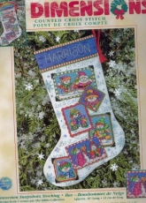 Dimensions 8668 Snowmen Snapshots Stocking