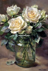 Roses in a Jar by Evgenia Kolesnikova / Евгения Колесникова