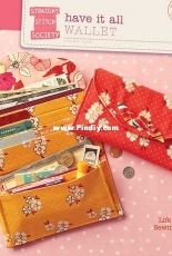 Straight Stitch Society - Have It All Wallet Sewing Pattern