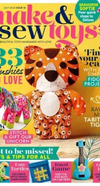 Make & Sew Toys - Issue 16 - July 2022