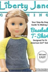 Liberty Jane Clothing - Baseball Tee for 18" Dolls