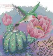 Dimensions Sunset 13680 Hummingbird and Cactus XSD