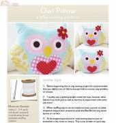 G & G Sewing Pattern - Owl Pillow
