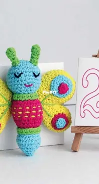 Zan Crochet: Colorfull Butterfly