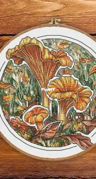 Smart Cross Stitch - Chanterelles by Alisa Okneas