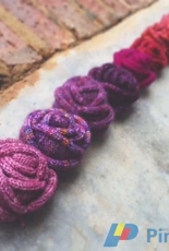 Garden of Knit Roses by Grace Ann