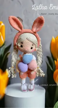 Lovely Stufftoys - Ania / Anna Nowikiewicz - Doll - Lalka Emily - Polish