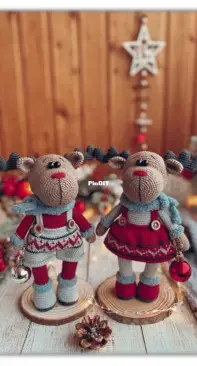 Sovushkin mir toys - Elena Ashlapova - Елена Ашлапова - Reindeer - Лосики - Russian