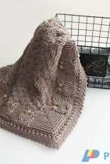Knotsewcute - Kim Miller - Basket of Owls Baby Blanket