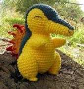 Wolf Dreamer off the Hook - Linda Potts - Cyndaquil Crochet Plushie