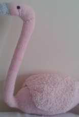 Pinky, the pink flamingo