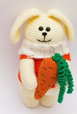 Bunny with carrots