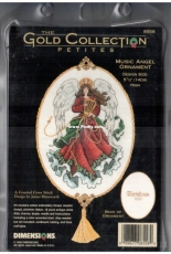 Dimensions Gold Collection 8558 Music Angel Ornament