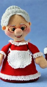 Crochet fantasy - Galina Pisarenko - Mrs Claus - Frau Klaus - German