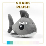 Sew Desu Ne? - Choly Knight - Shark Plush - Machine Embroidery Files - Free