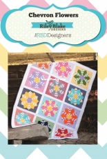 RBD-Riley Blake Designs-Chevron Flowers-Free Project