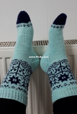 Plamena Socks by Daniela Mühlbauer-English,German-Free