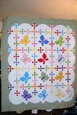 Butterfly Quilt for my Niece Alice