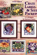 American School of Needleworks ASN 3738 Crate Labels and Seed Packets XSD