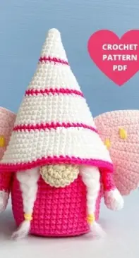 Happy Dolls Handmade - Lucy Magic Pattern - Julia /Kate - Negovorina - Butterfly Gnome