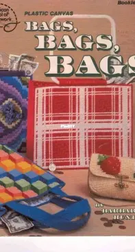 American School of Needlework - S 24 - Bags Bags Bags - Plastic Canvas