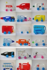 DIY Plastic Can Vehicles