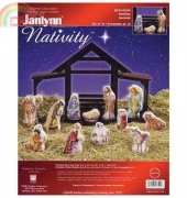 Janlynn 023-0520 Nativity Set of 12