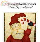 Andrea July - Santa likes candy cane