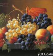 Golden Kite GK 2494 - Still Life of Fruit on a Marble Tableto