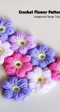 Crochet Lunarheavenly's Small Flowers & Fruit Bouquets/Japanese Craft Book  New!