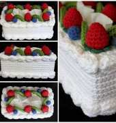 Cake Tissue Box Cover