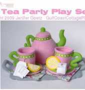 Felt Food Teapot Play Set