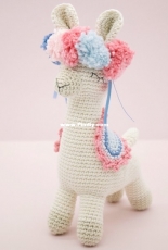 The Little Hook Crochet - Little Aqua Girl - Bubbles and Bongo - Erinna Lee - Lara the Llama