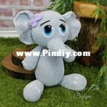 Accessorize This Designs - Sara Blake - Rosie the Elephant Cuddle Buddy