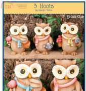 Country Painting - 3 Hoots