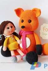 Amigurumi Aşkına - Tiny Mini Design - Demet Karabayır - Fox Felix and  Little Girl