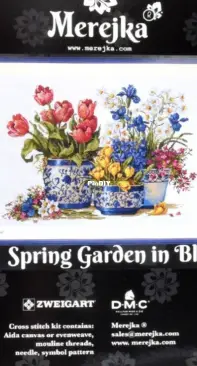 Merejka K-195 Spring Garden in Blue PCS