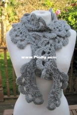 Fiona Morris Designs - Fiona Morris - Anesha Crochet Lace Scarf - free