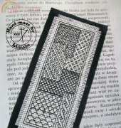 Blackwork bookmark