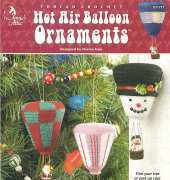 Annie's Attic - Norma Gale - 871717 Hot Air Balloon Ornaments