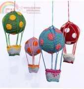 About Goodness - Joggling Balls And Hot Air Balloon Baby Mobile