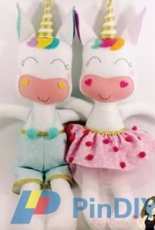 Più Bella - Unicórnio / Unicorn felt Patterm